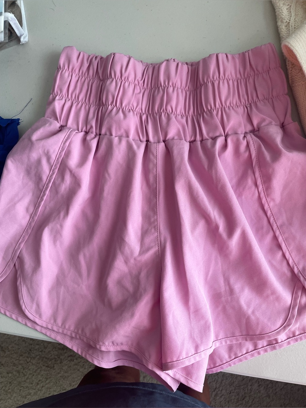 New In Woman’s hi-waisted lined woman’s Athletic Shorts in SZ M